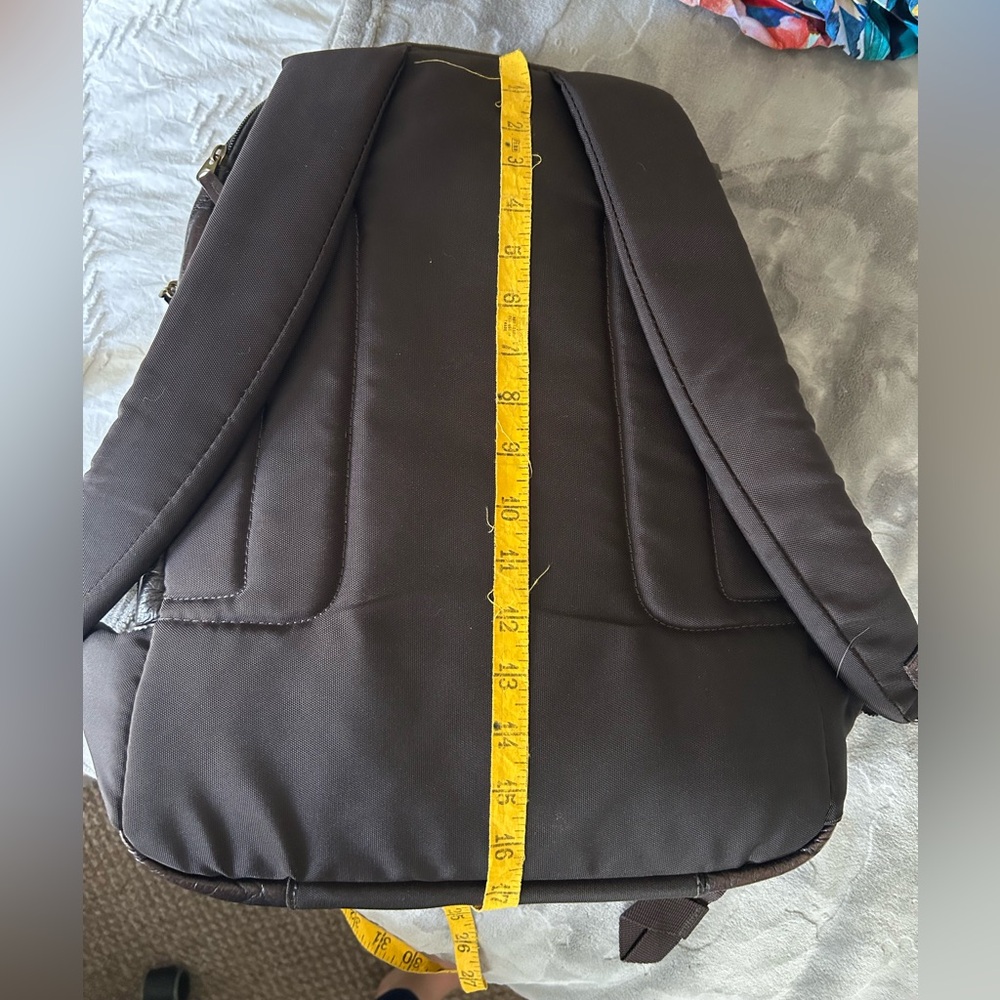 Brown Leather Backpack - Picture 5 of 7
